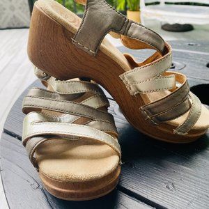 Silver Dansko Sandal